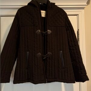 Ladies Chocolate Brown ESpirit Coat Size Large New